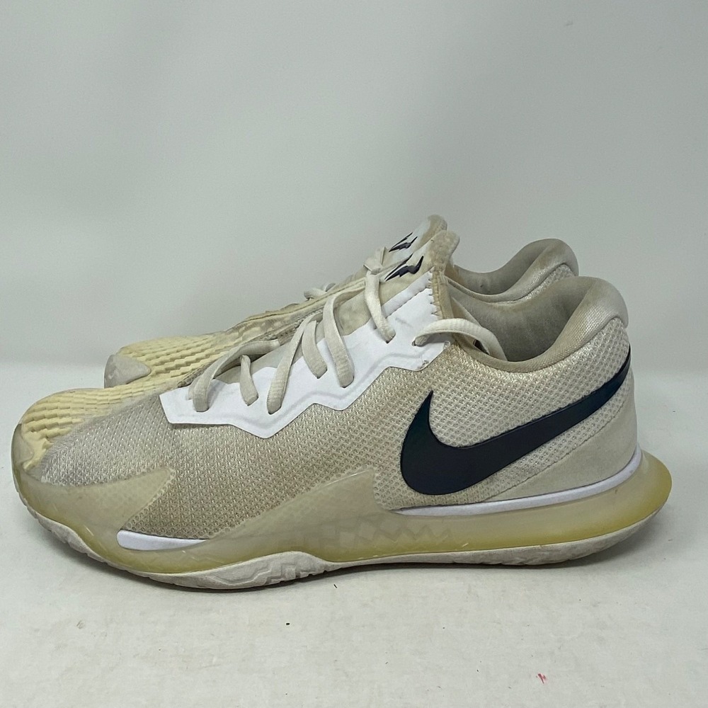 Nike Court Zoom Vapor Cage 4 Rafa Tennis Shoes White Mens 9 DD1579-101